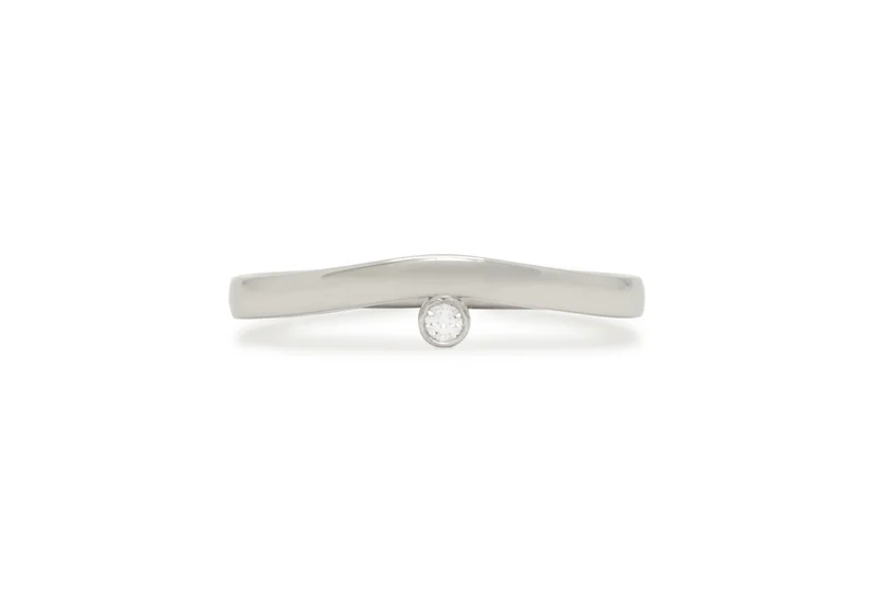 Bague minimaliste avec diamant