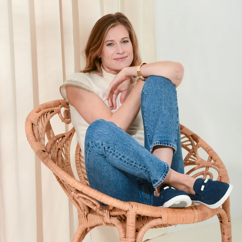 Mocassin Femme Heather Argent