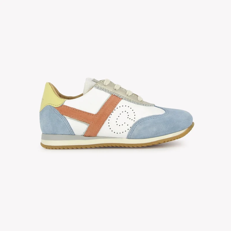 TC 77 - NAPPA-VELOURS - AZUL-BLANC-PLATINE