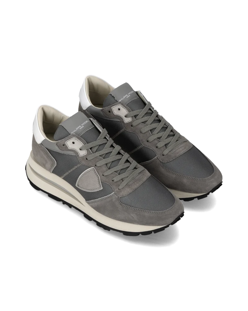 Sneakers Tropez Haute Men, Dove Grey White