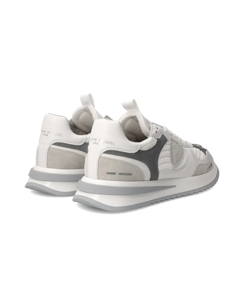 Sneakers Olympique Running Men, White Grey