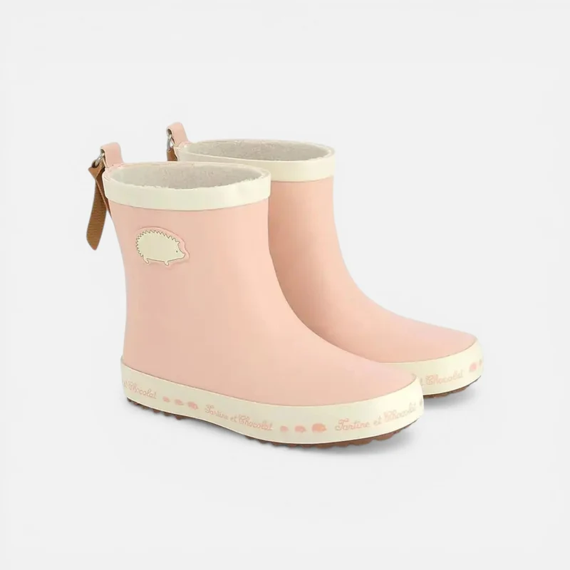 TC WELLY PATCH - CAOUTCHOUC - PINK