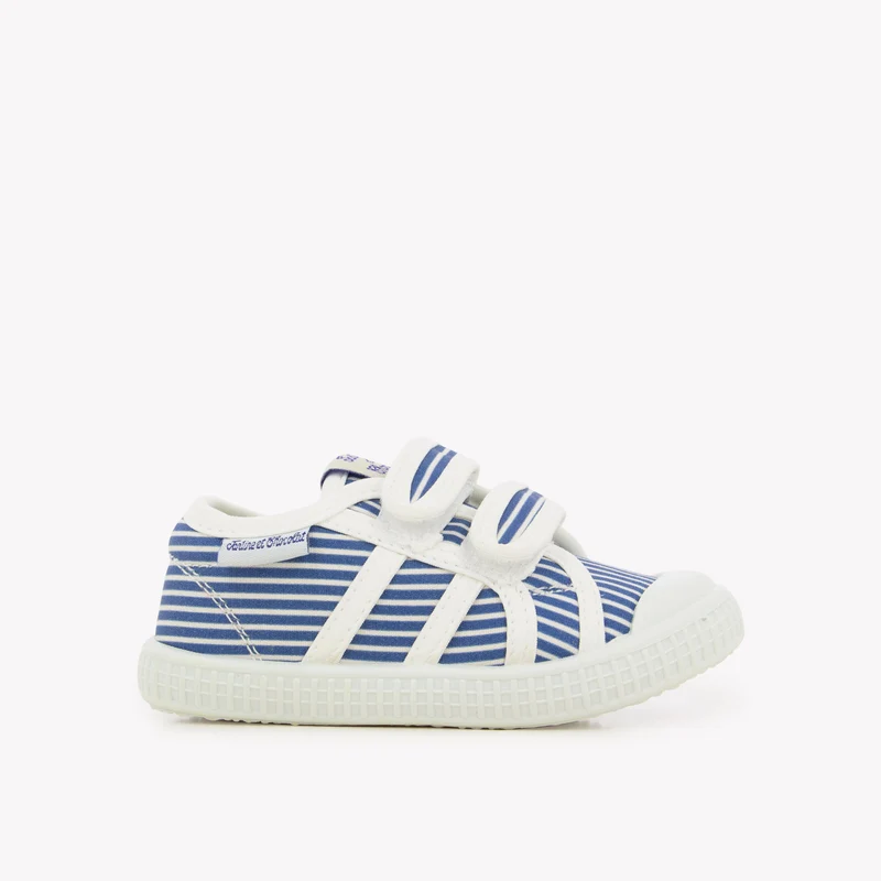 T&C 14 EASY - PRINT TOILE - STRIPES BLUE