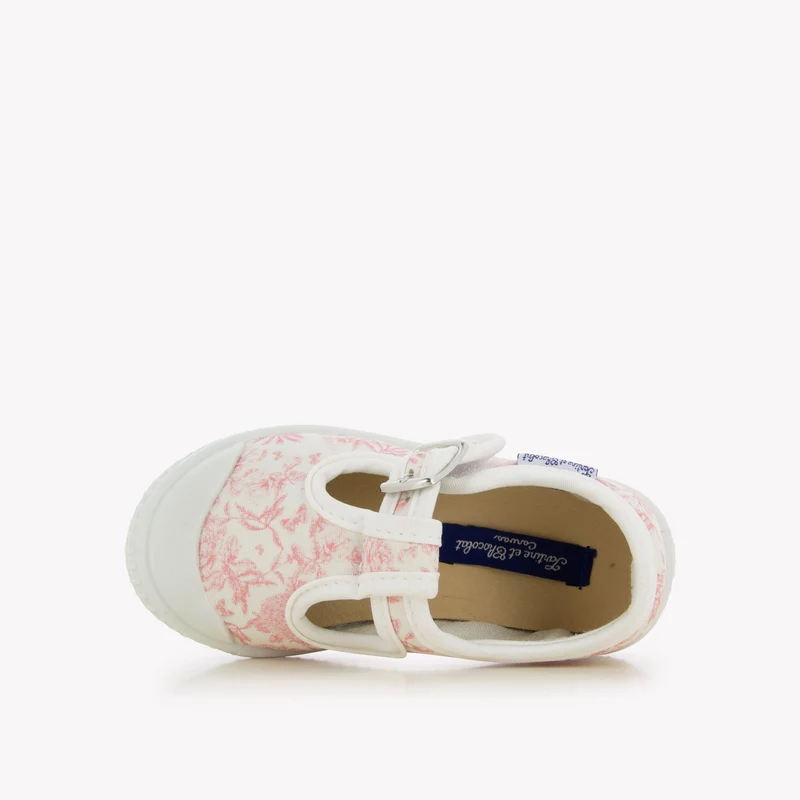 T&C 14 BABIES - PRINT TOILE - JOUY ROSE