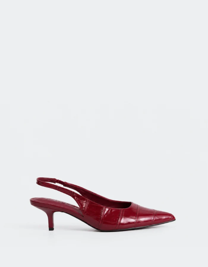 Rosie Burgundy Croco