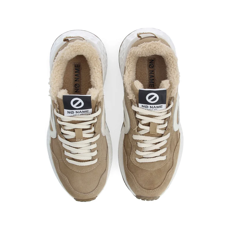 CARTER JOGGER - NOISETTE/BLANC CASSE
