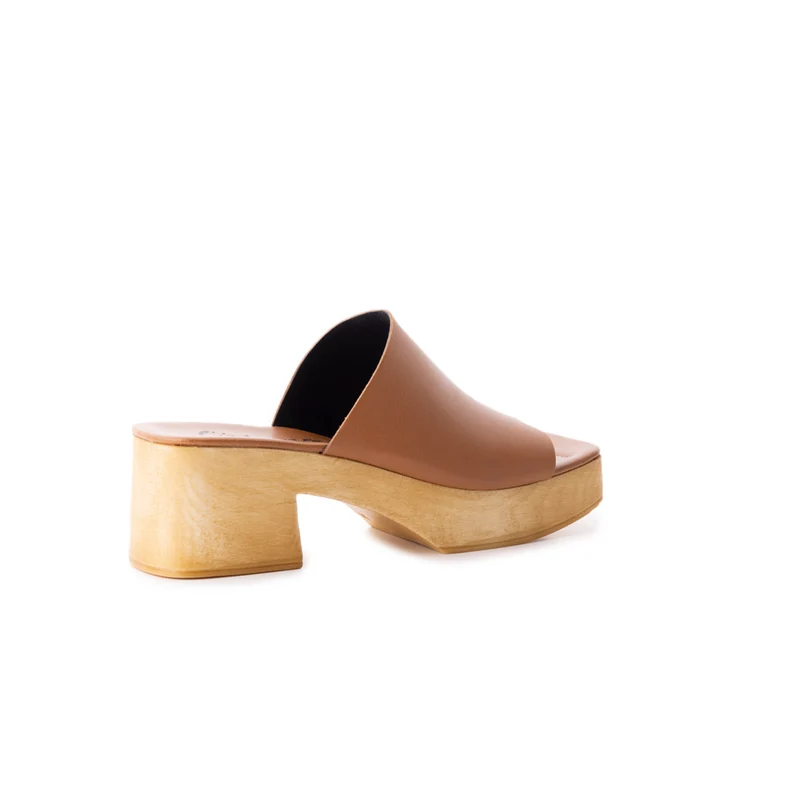 Delphine Tan Leather