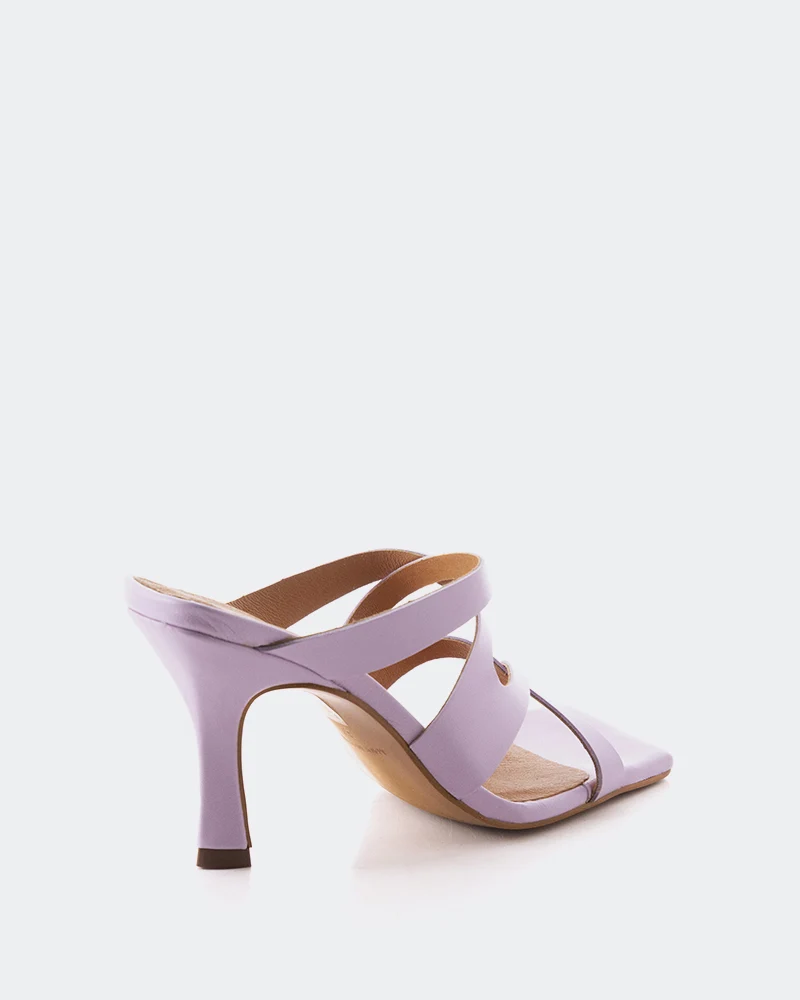 Myrtos Lilac Leather