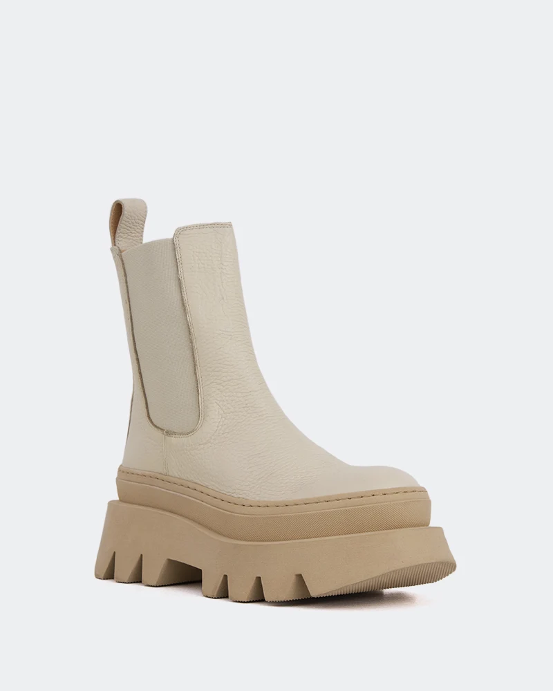 Wolfe Off White Leather