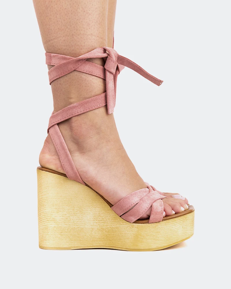 Sybille Pink Suede
