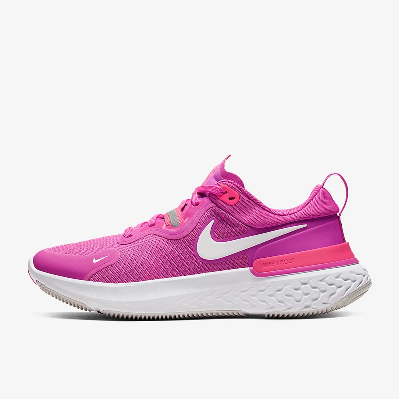 Nike Womens React Miler - Fire Pink/White-Team Orange