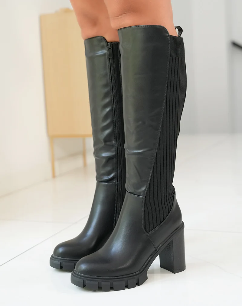 Bottes Hautes Bi-matière - L'Alliance du Style et du Confort