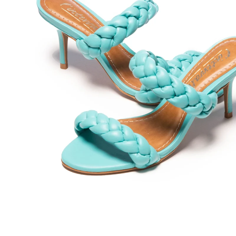 Nigella Turquoise Leather