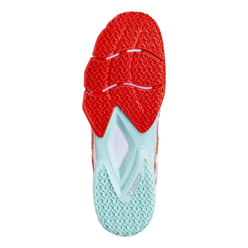 Movea PADL Chaussures Padel Hommes-Rouge,Blanc