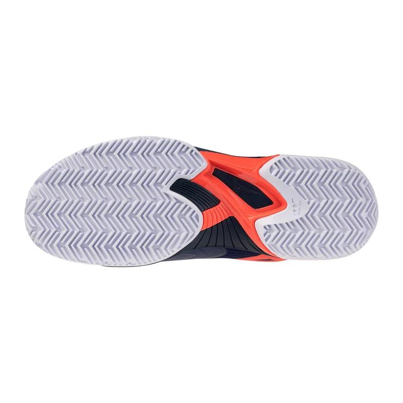 Wave Exceed Court Chaussure terre battue Hommes - bleu foncé, orange