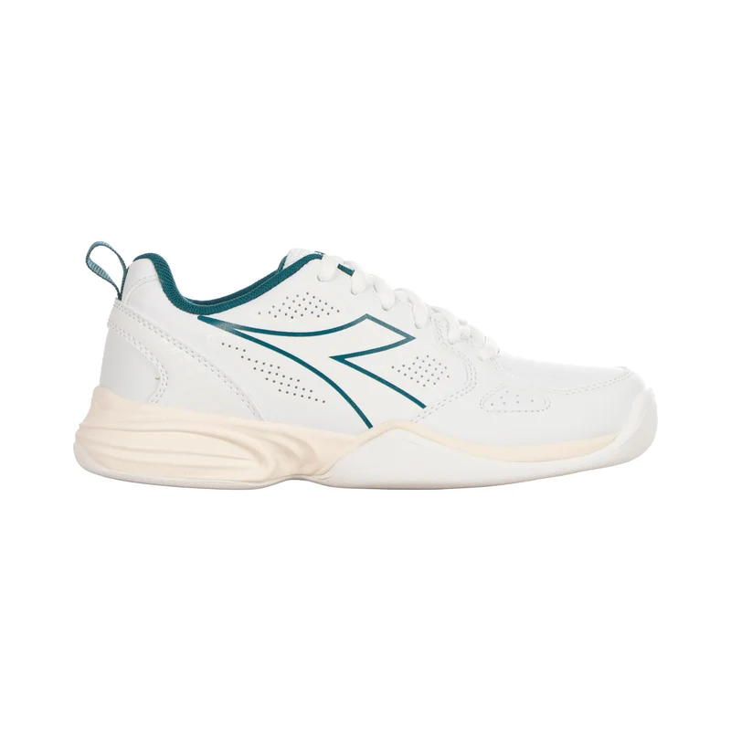 S. Challenge 7 SL Chaussure moquette Enfants - blanc, vert foncé