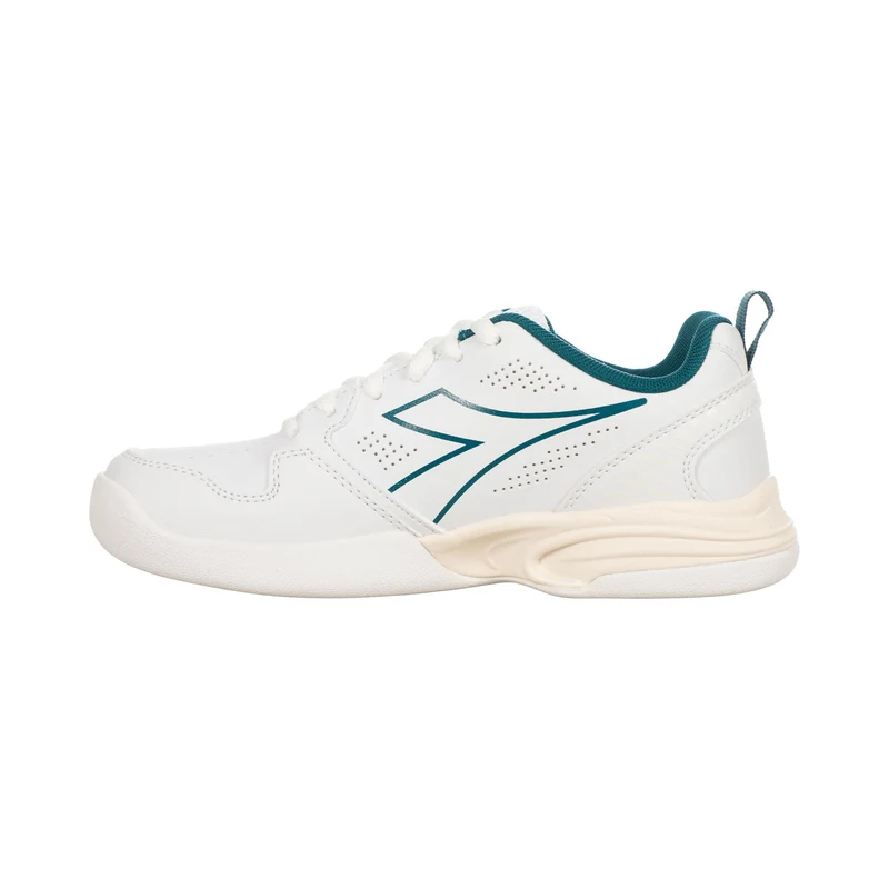 S. Challenge 7 SL Chaussure moquette Enfants - blanc, vert foncé