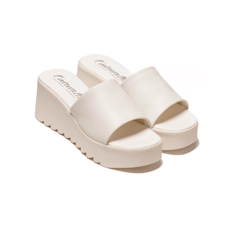 Reggio White Leather