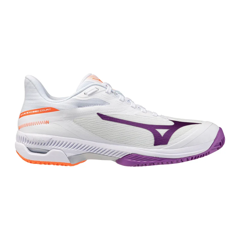 Wave Exceed Court Chaussure terre battue Femmes - blanc, lilas