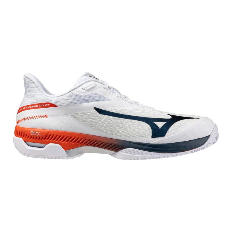 Wave Exceed Court Chaussure terre battue Hommes - blanc, bleu