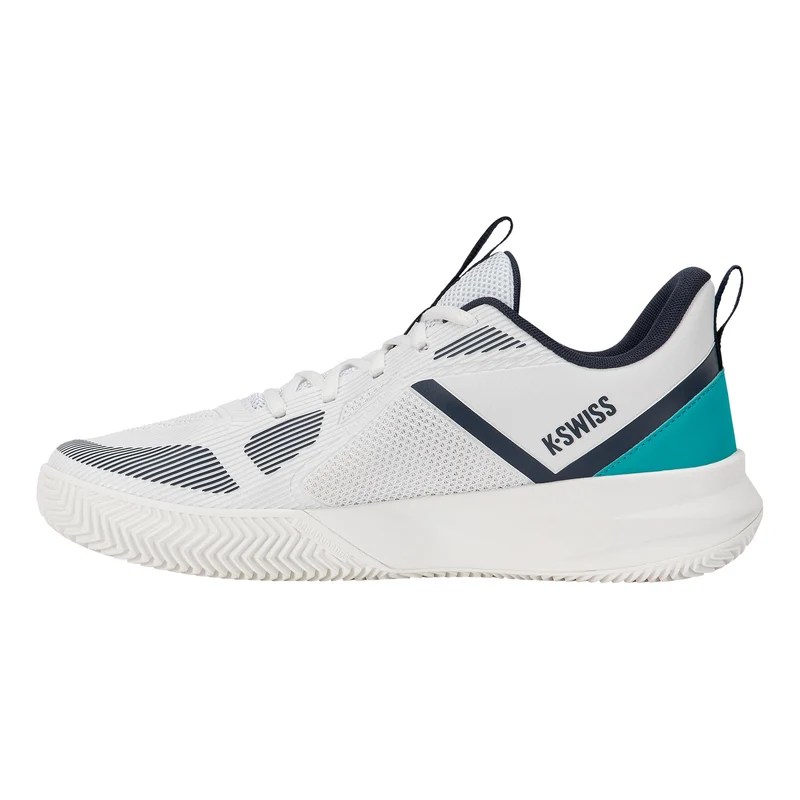 K-Speed Team Chaussure terre battue Hommes - blanc, turquoise