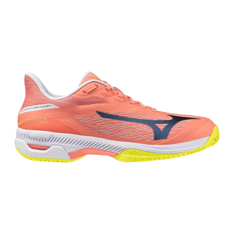 Wave Exceed Court Chaussures padel Femmes - corail, multicouleur