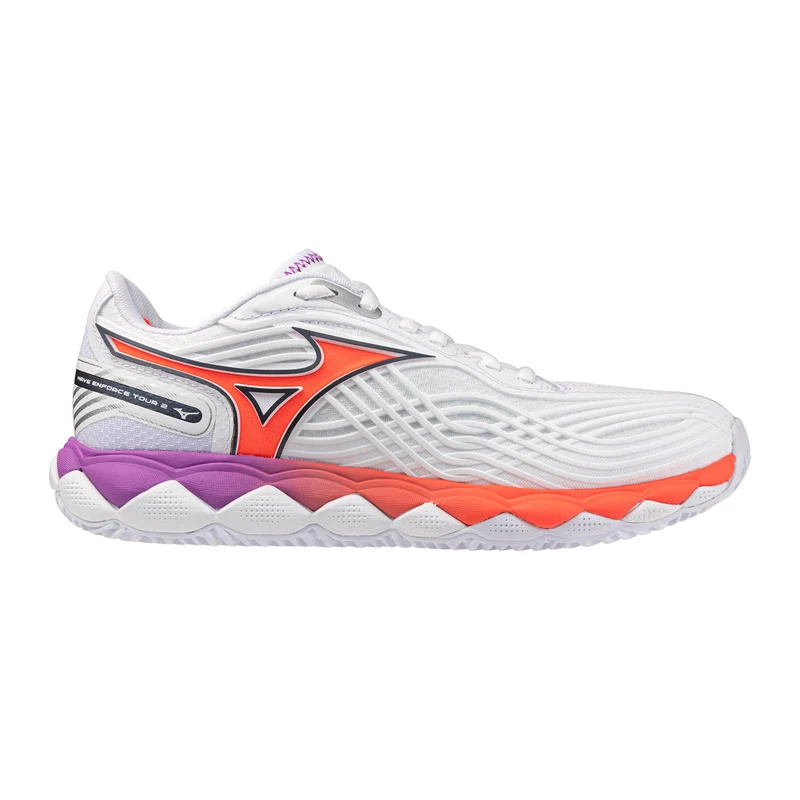 Wave Enforce Tour 2 Chaussure terre battue Femmes - blanc, orange