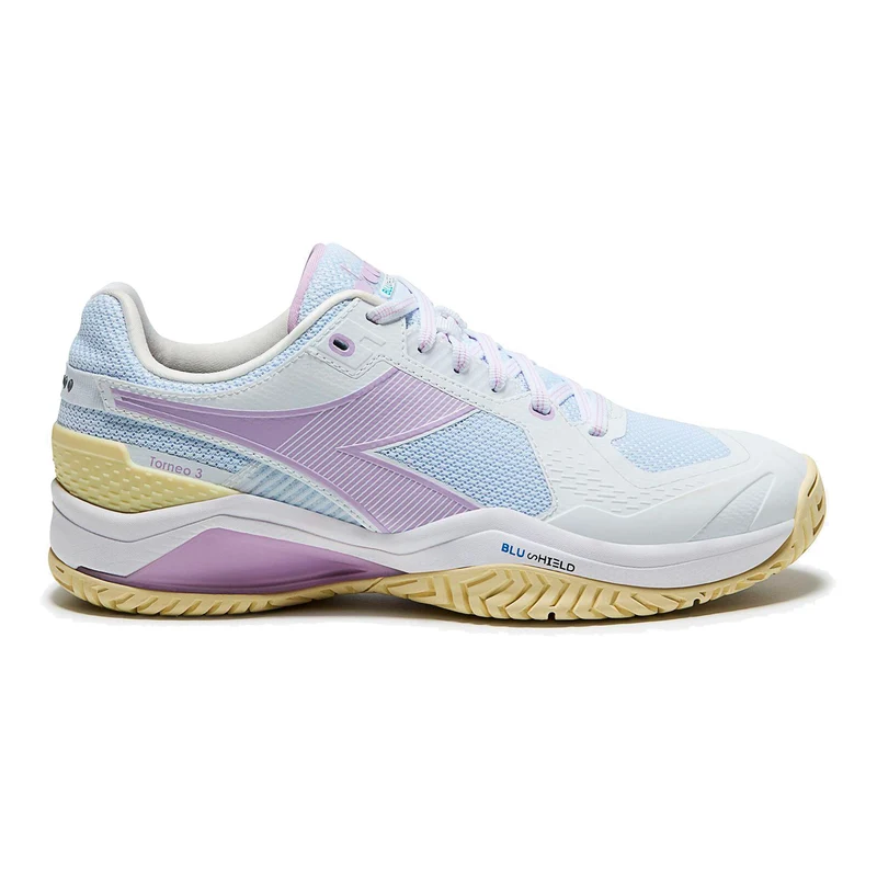 Blushield Torneo 3 Chaussures toutes surfaces Femmes - blanc, lilas