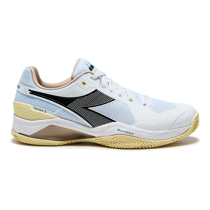 Blushield Torneo 3 Chaussure terre battue Hommes - bleu clair, beige