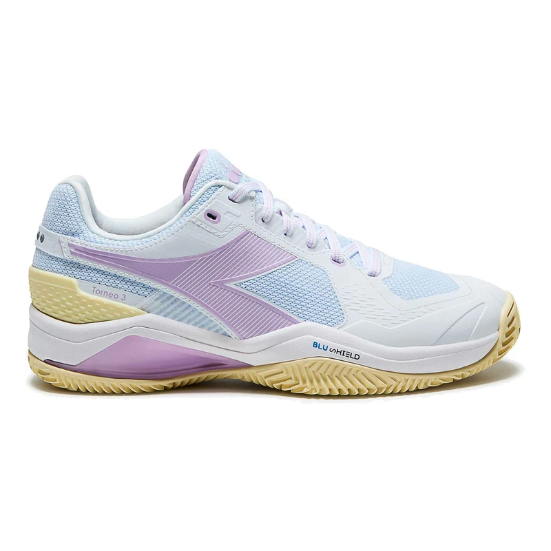 Blushield Torneo 3 Chaussure terre battue Femmes - blanc, lilas