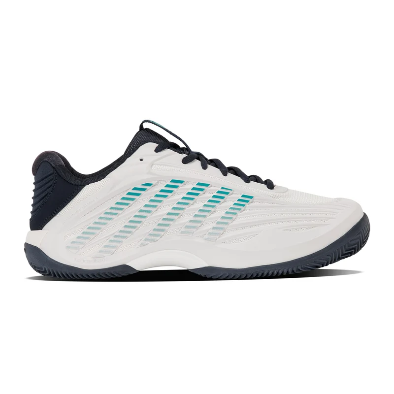 Hypercourt Express 3 Chaussure terre battue Hommes - blanc, turquoise