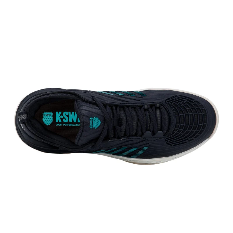 Hypercourt Supreme 2 Chaussure terre battue Hommes - noir, turquoise
