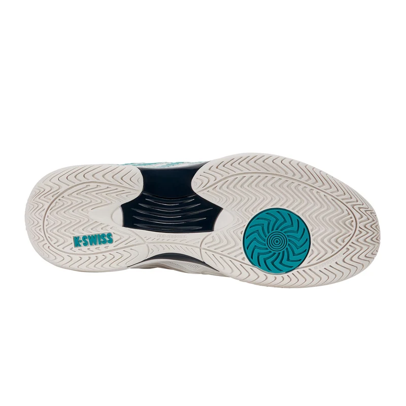 Hypercourt Express 3 Chaussures toutes surfaces Hommes - blanc, turquoise