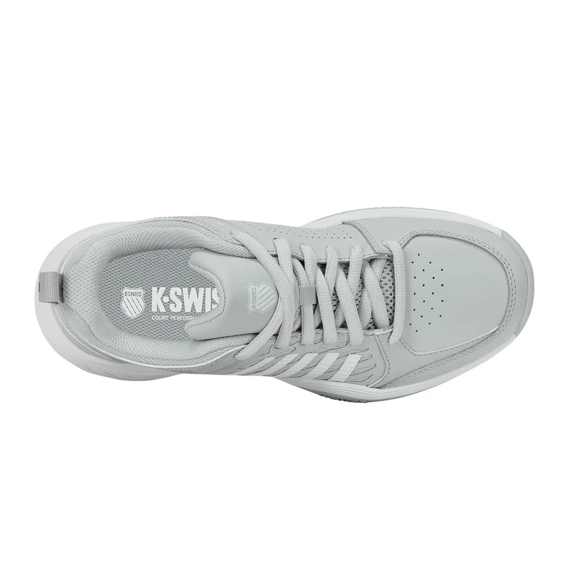 Court Express 2 Chaussure terre battue Femmes - gris clair, blanc