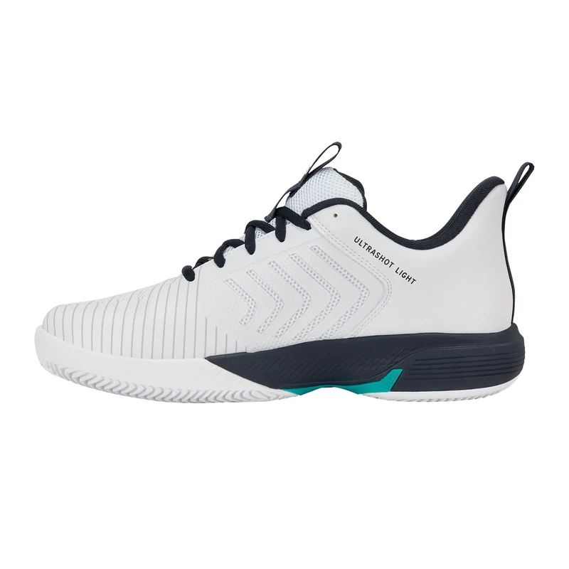 Ultrashot Light Chaussure terre battue Hommes - blanc, bleu foncé