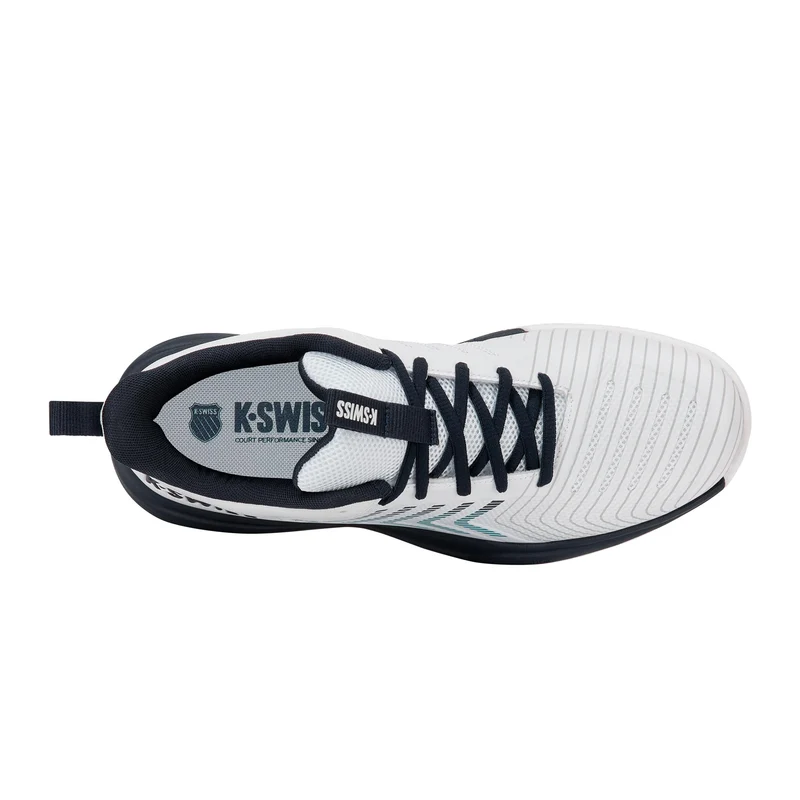 Ultrashot Light Chaussure terre battue Hommes - blanc, bleu foncé