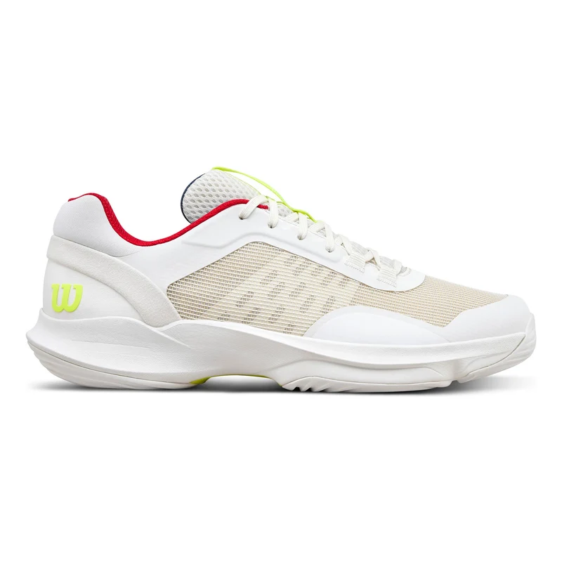 Hurakn Pro V2 Chaussures padel Hommes - blanc, jaunes fluo