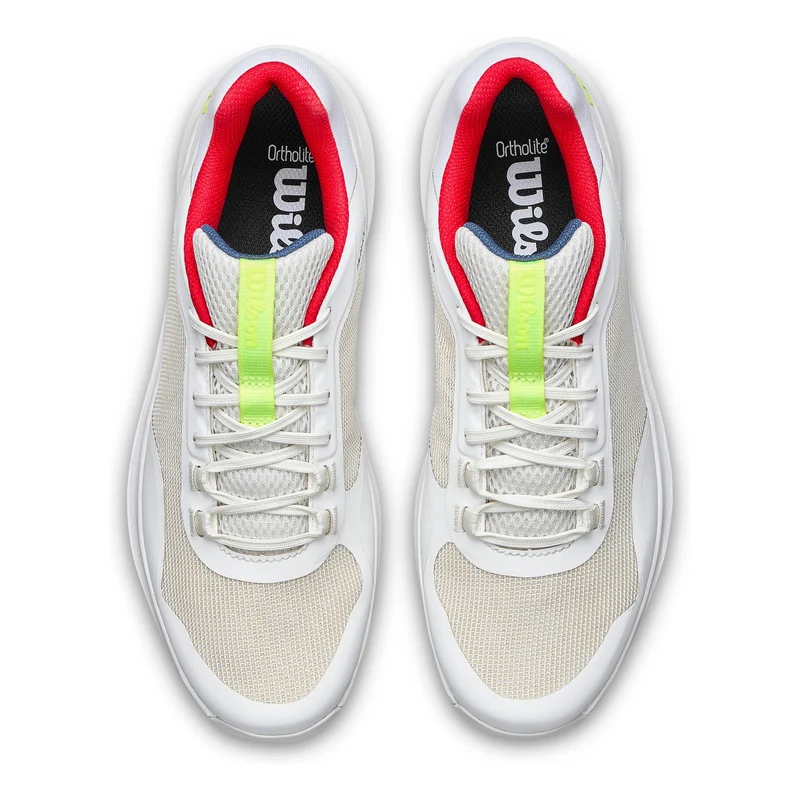 Hurakn Pro V2 Chaussures padel Hommes - blanc, jaunes fluo
