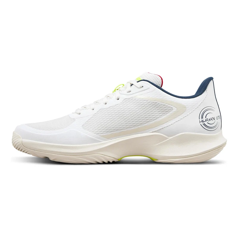 Hurakn Lite Chaussures padel Hommes - blanc, jaunes fluo