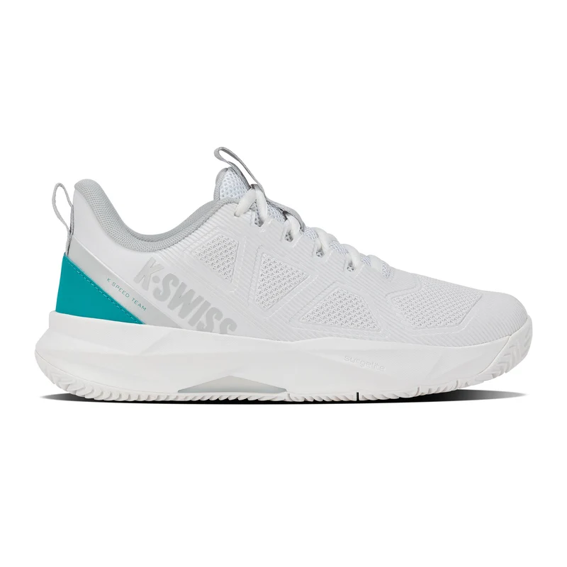 K-Speed Team Chaussure terre battue Femmes - blanc, turquoise