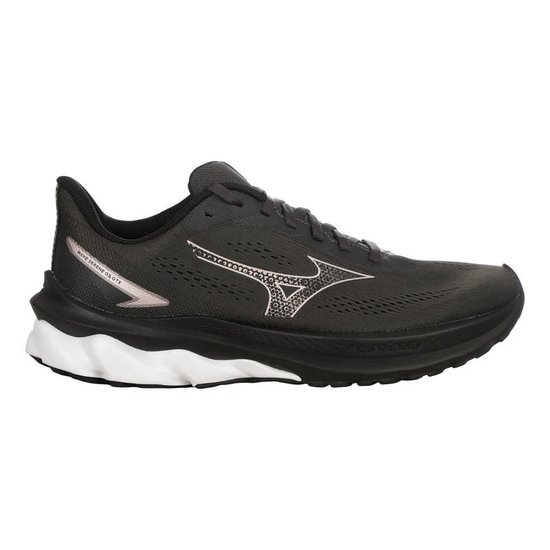 Wave Serene 3 GTX Chaussure de running sans stabilisateurs Femmes - gris foncé, noir