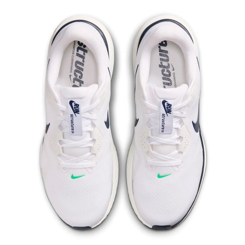 Structure 26 Chaussure de running avec stabilisateurs Hommes - blanc, bleu foncé