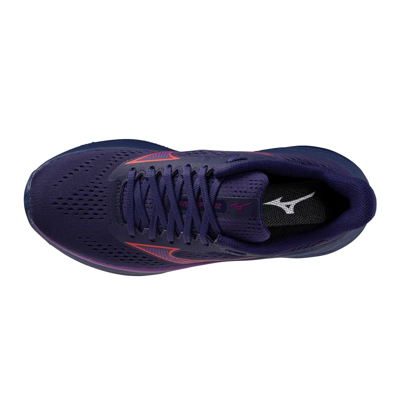 Wave Inspire 22 Chaussure de running avec stabilisateurs Femmes - bleu foncé, lilas
