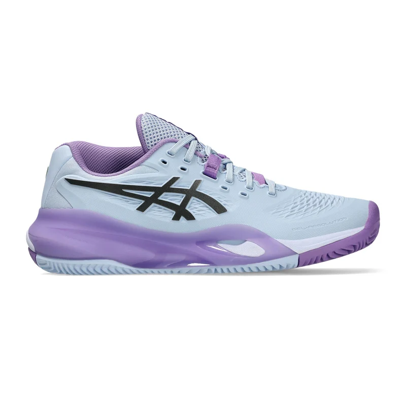 Gel-Resolution X Night Energy Chaussure terre battue Femmes - bleu clair, lilas