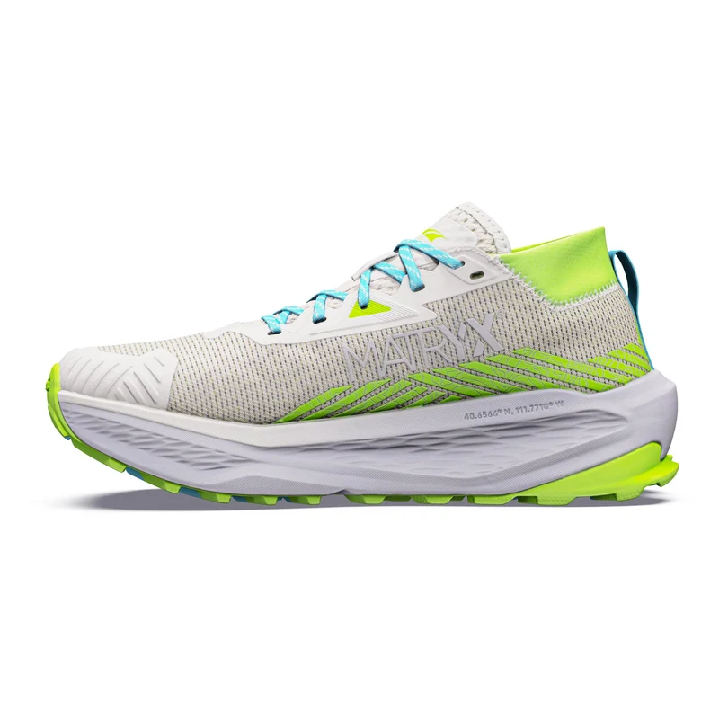 Olympus 275 Hilo Chaussure trail Femmes - blanc, jaune lemon