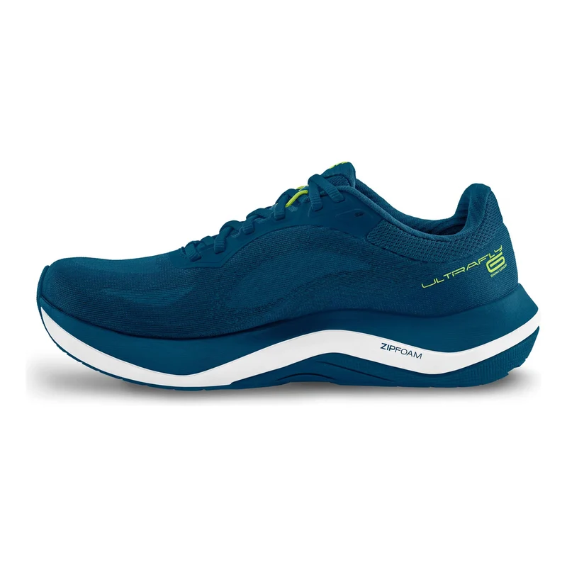Ultrafly 6 Chaussure de running avec stabilisateurs Hommes - bleu foncé, jaune lemon