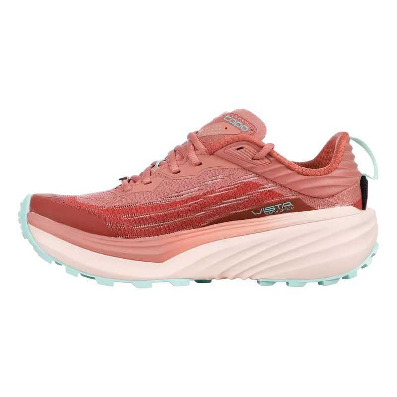 Vista Chaussure trail Femmes - vieux rose, turquoise