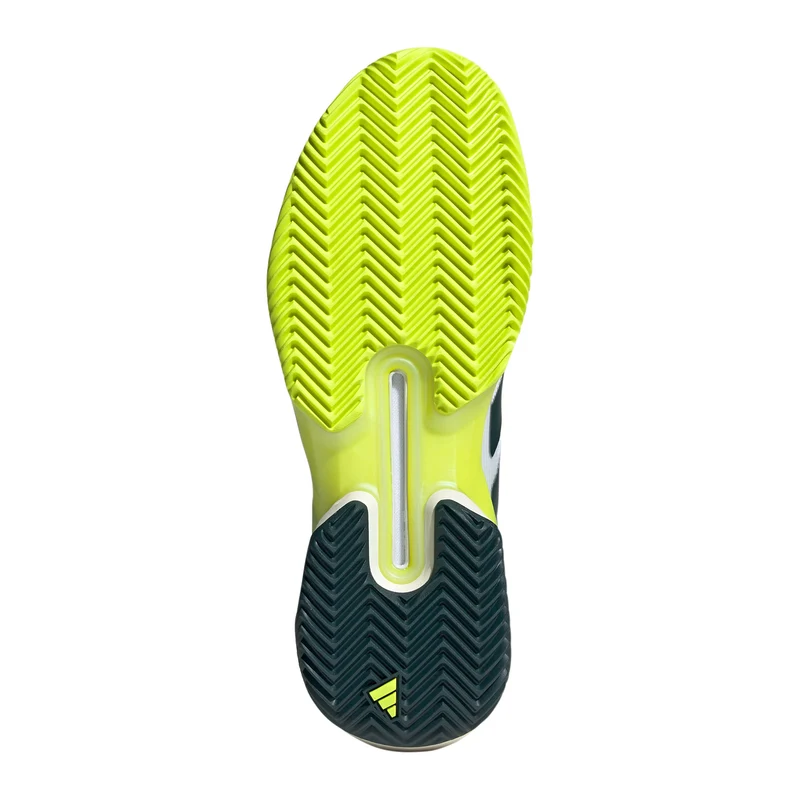 adizero Ubersonic 5 Chaussure terre battue Hommes - blanc, vert foncé