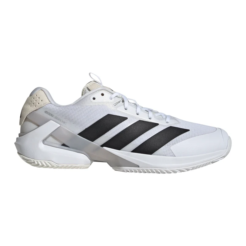 adizero Ubersonic 5 Chaussure terre battue Hommes - blanc, noir