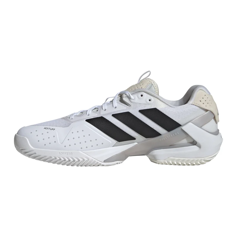 adizero Ubersonic 5 Chaussure terre battue Hommes - blanc, noir